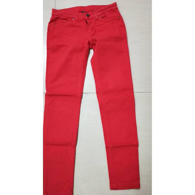 Zara Kids red skinny jeans
