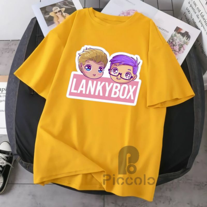 Best Seller Kaos Anak Dewasa Lanky Box Adam Justin Youtuber Terbaru