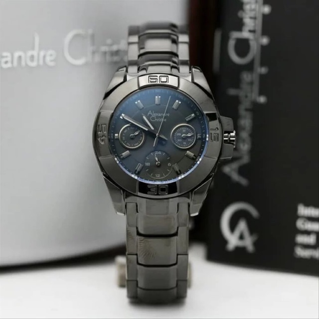 JAM TANGAN PRIA/WANITA COUPLE ALEXANDRE CHRISTIE 6224 AC6224 AC6224MC ORIGINAL GARANSI RESMI