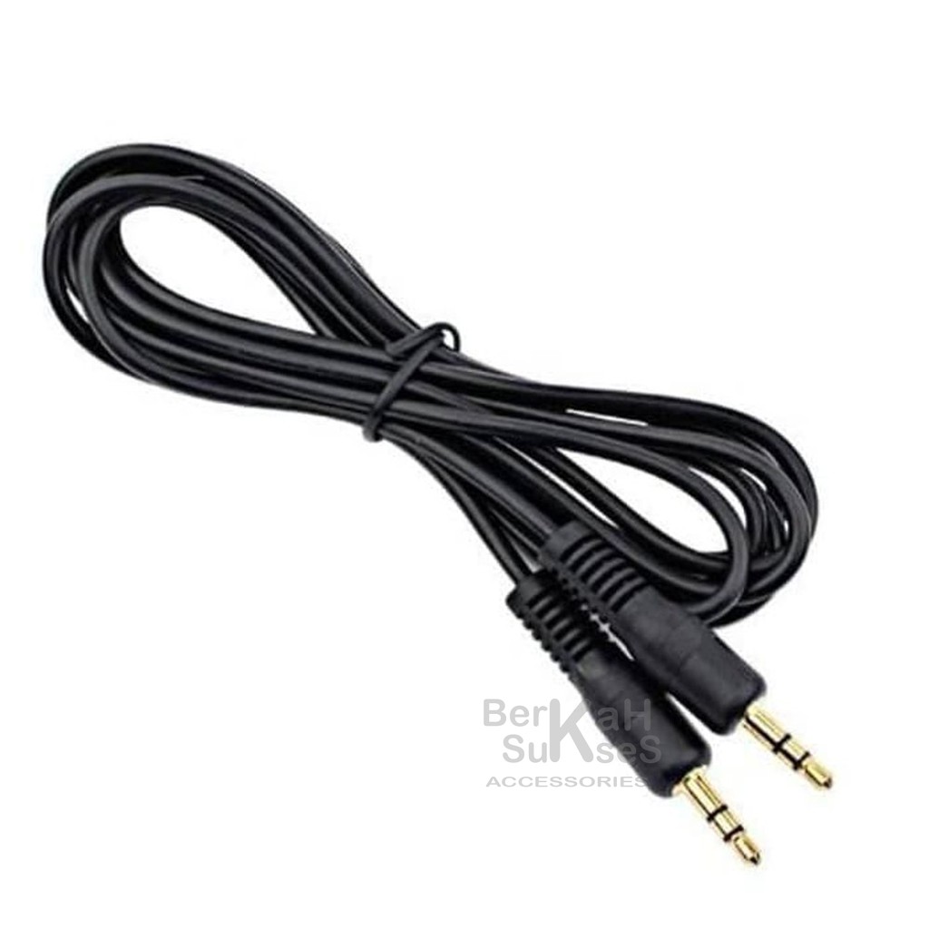 Kabel AUX audio - kabel sambungan/connector dari hp/pc ke speaker
