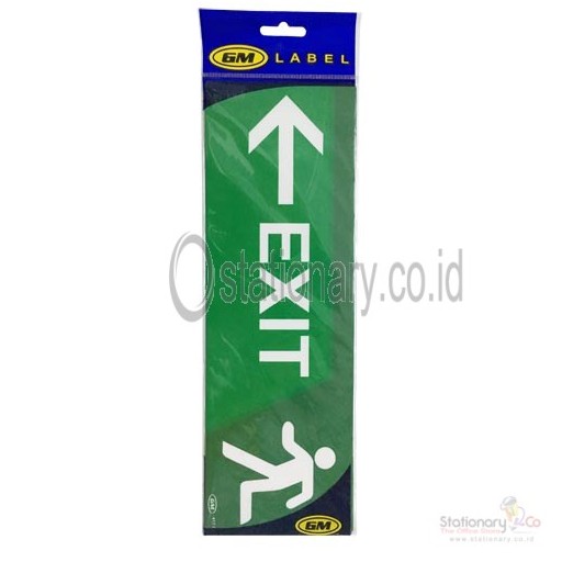 

Label Stiker (B) EXIT PANAH KIRI Warna LB417C