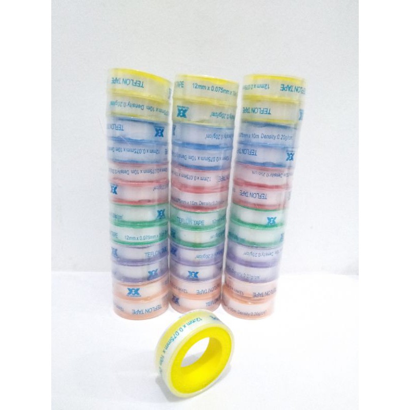 Seal Tape Sealtape Selotip YSK 12mm x 10 meter Untuk Drat Baut Keran Pompa Rumah Mobil Truk