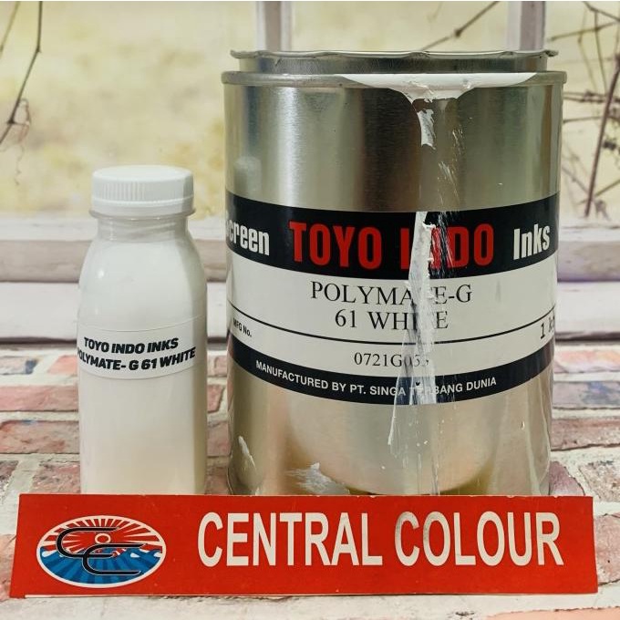 

[[COD]] Tinta Toyo Polymate-G 61 White / Putih Tinta Sablon Plastik - 500GR TERBATAS Kode 799