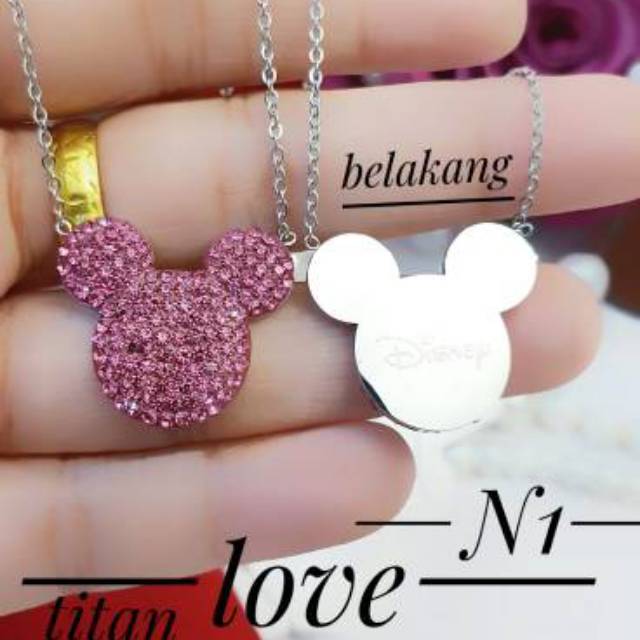 Titanium kalung cute awet 3016