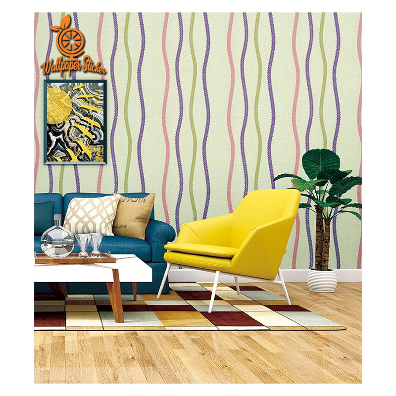 Wallpaper dinding kamar tidur / stiker wallpaper 3d wallstiker motif dan elegant 45cm x 9meter