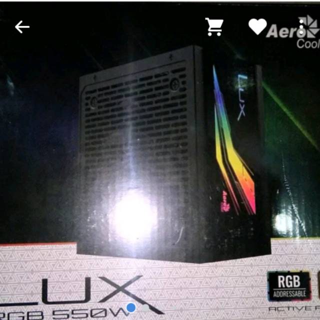 AEROCOOL LUX RGB 550 WATT