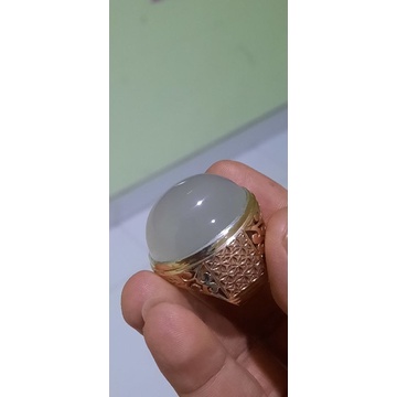 cincin batu akik anggur cimpago biru