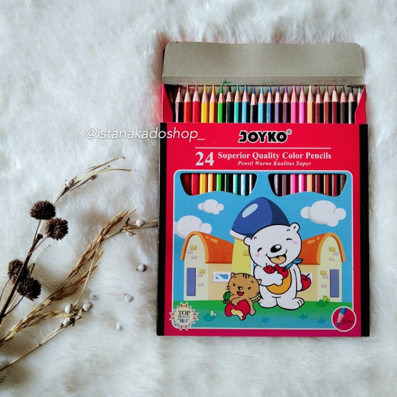 

Pensil Warna Panjang Joyko Isi 24 Warna
