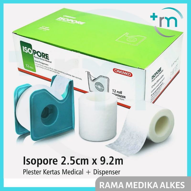 Isopore Onemed Micropore | Plester Luka Putih | Plester Kertas Micropore
