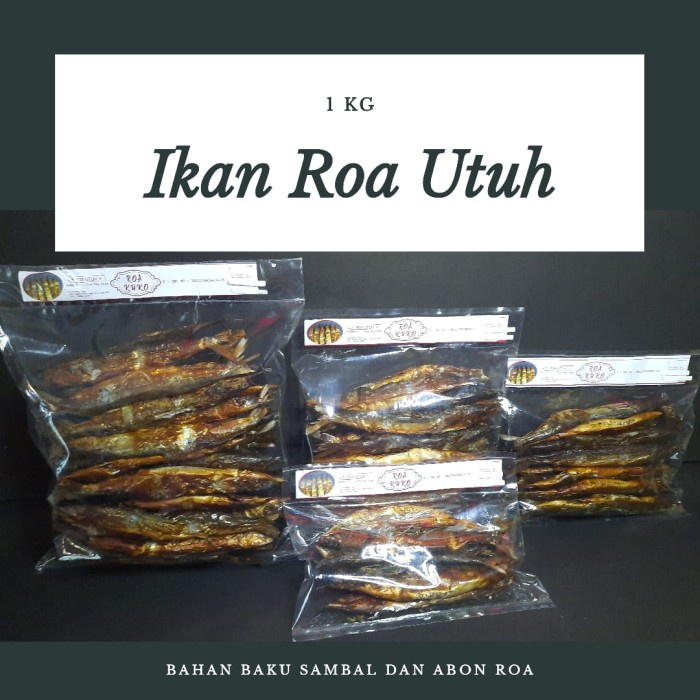 

Ikan Asap - Ikan Roa Asap Kiloan Ikan Roa Utuh Ukuran 1 Kg