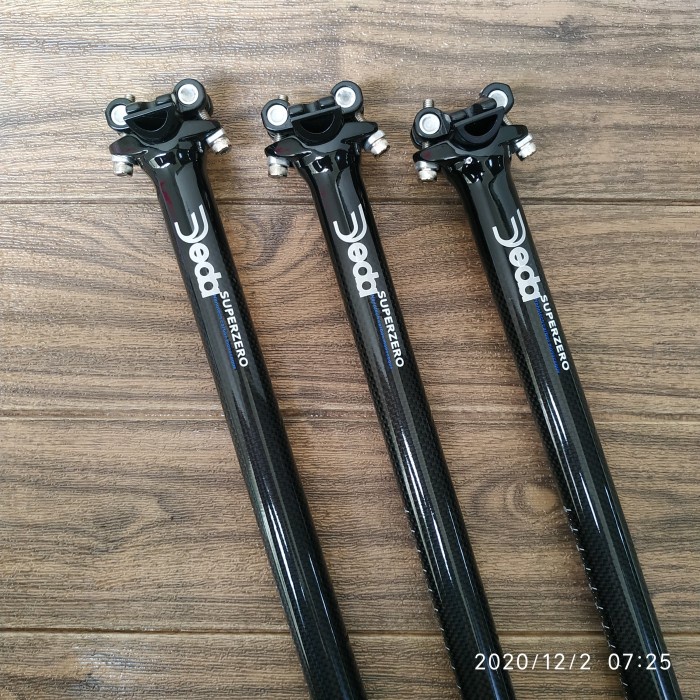 DEDA Superzero Carbon Seatpost 27.2 mm 3k Glossy Straight 0 Offset