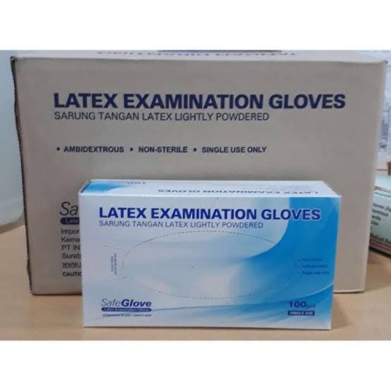 HANDSCOON LATEX PER KARTON ISI 10 BOX