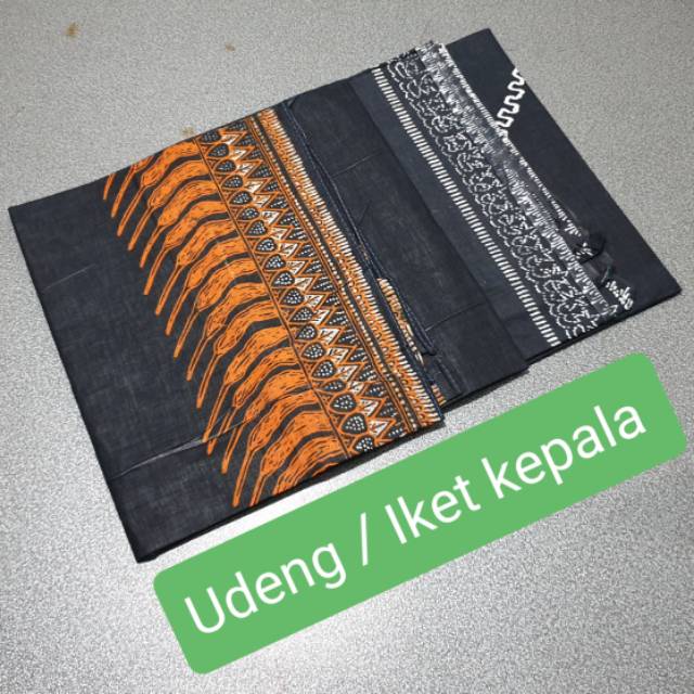 Kain Ikat Iket Udeng Topi Bahan Blangkon Segitiga Jawa Solo Jogja