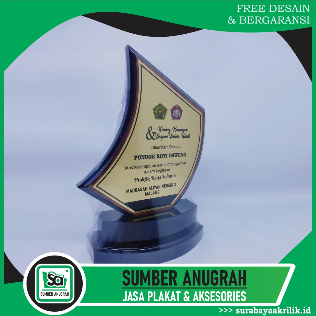 PLAKAT UCAPAN TERIMA KASIH || Plakat Kayu Kenang-Kenangan Wisuda dan KKN