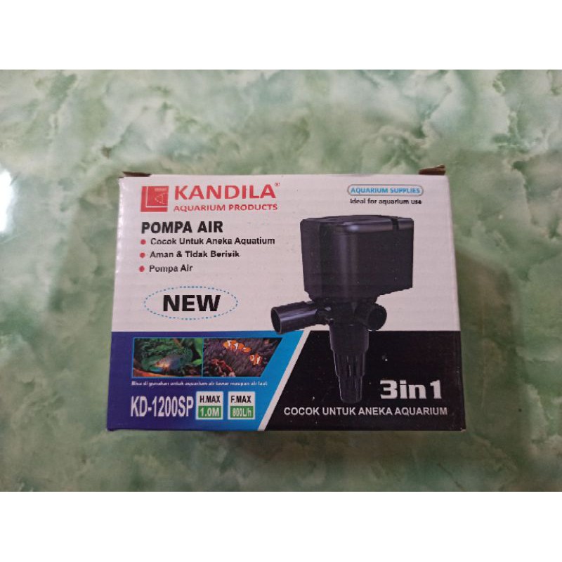 Mesin Pompa Akuarium Kandila KD-1200 Power Head Akuarium Kandiri KD 1200 Water Pump Kandila KD-1200