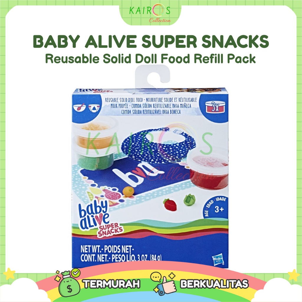 Baby Alive Super Snacks Reusable Solid Doll Food Refill Pack