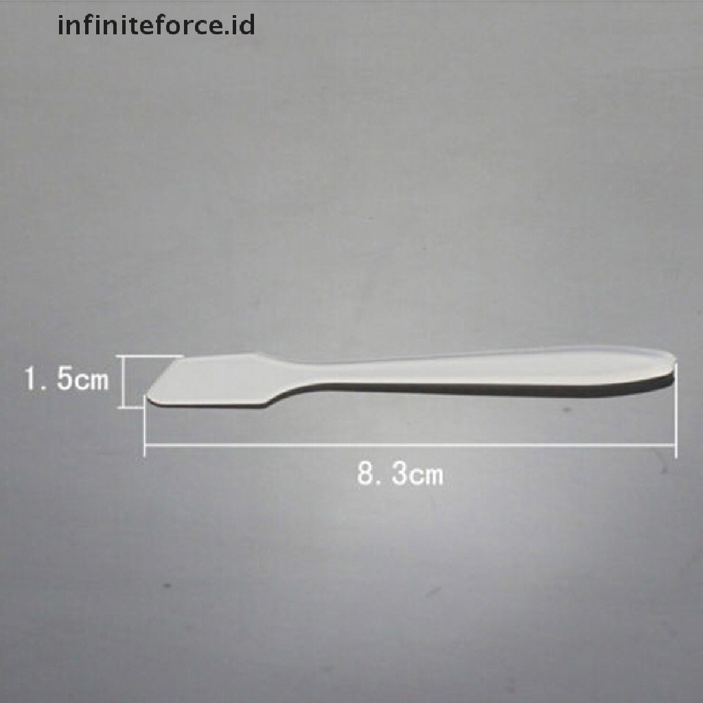 Infiniteforce.id Sendok Spatula Bahan Plastik Untuk Mencampur Krim Makeup DIY