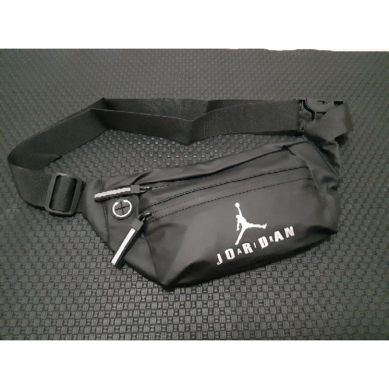 Promo !!! TAS PRIA TAS SELEMPANG WAISTBAG Pria JUMPMAN PREMIUM IMPORT Anti Air