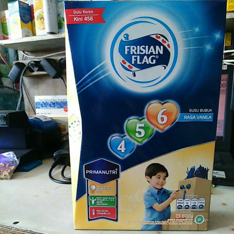 

SUSU FRISIAN FLAG 456 RASA VANILA 800GR