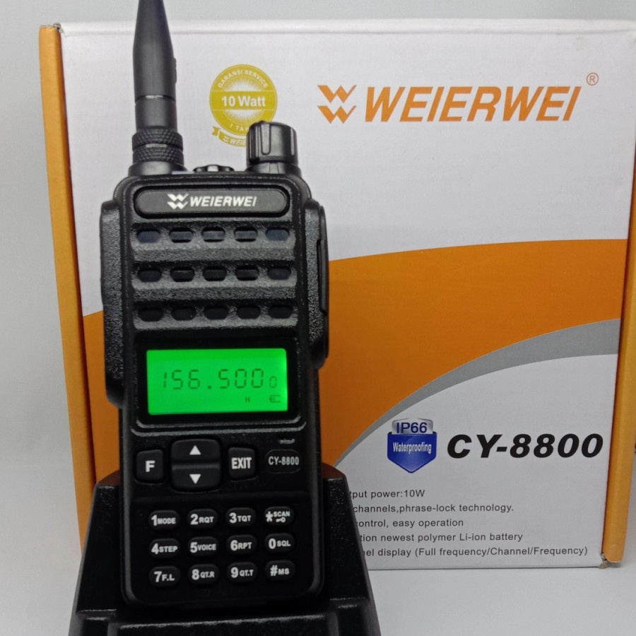 HT WEIRWEI CY-8800 SINGLEBAND 10 WATT VHF cy 8800 radio handy talky cy8800 MURAH