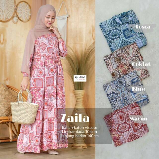 Zaila Dress Katun Viscose by Alice