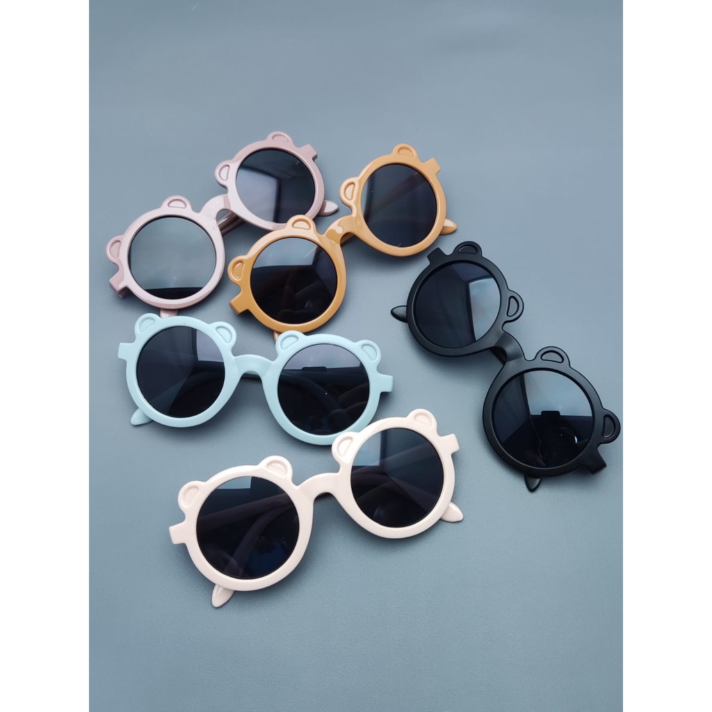 Kacamata hitam motif beruang - Kids Sunnies Kacamata