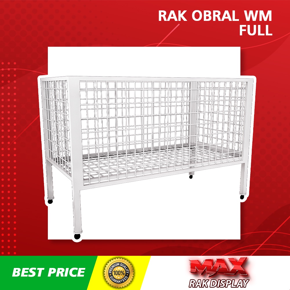 Rak Obral Wiremesh Besi Box Wagon Keranjang Serbaguna Murah