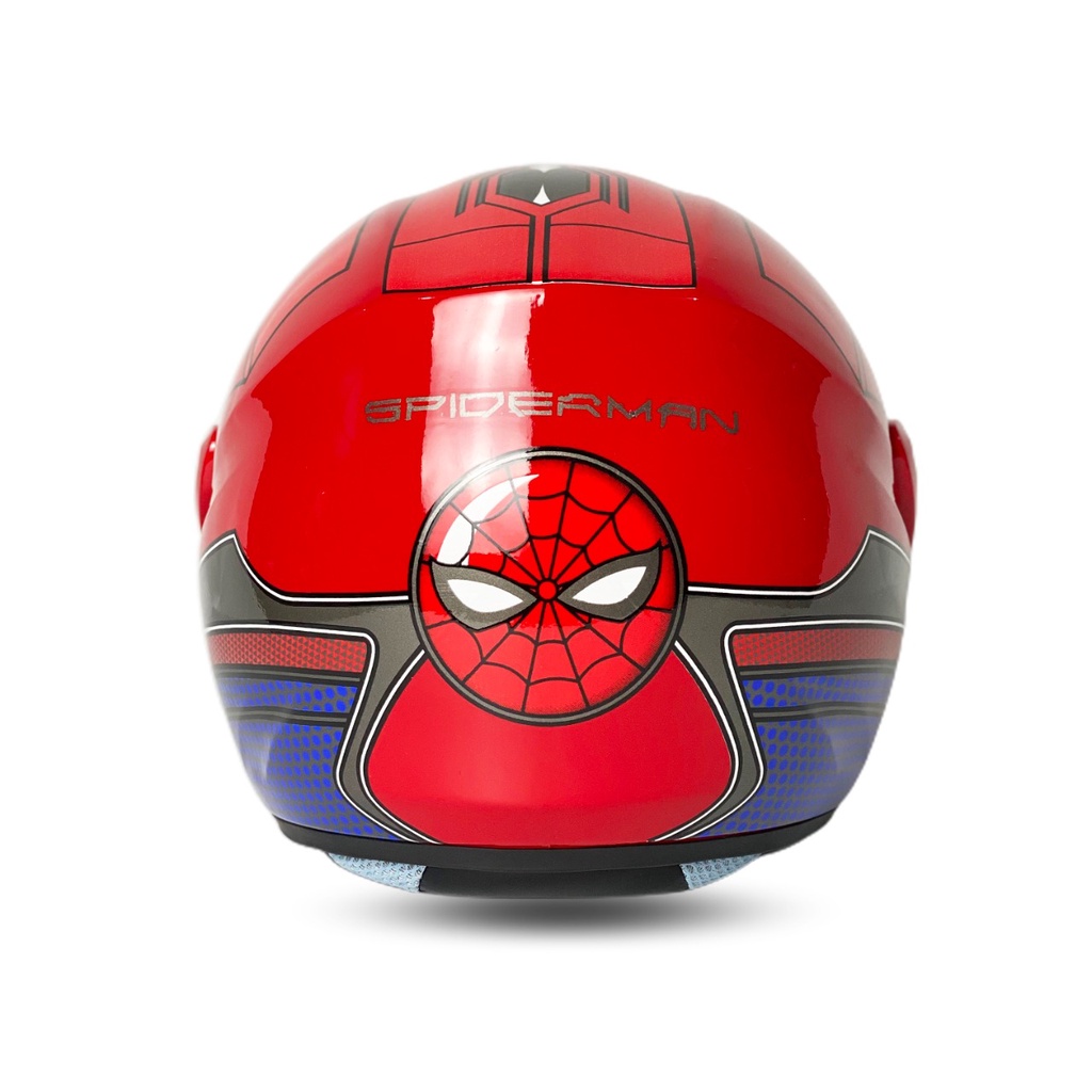 Helm Anak Bagus Karakter Kartun Motif Spiderman Kop Lucu SNI