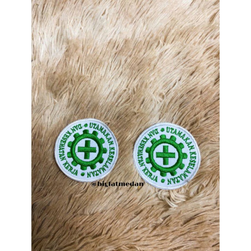 Patch Logo, Bordir Logo / emblem K3