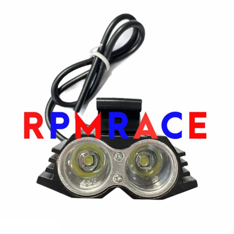 LAMPU TEMBAK SOROT LED OWL MINI 20 WATT CREE 2 MATA ULTRAFIRE 8 VOLT OWL 2 MATA UNIVERSAL