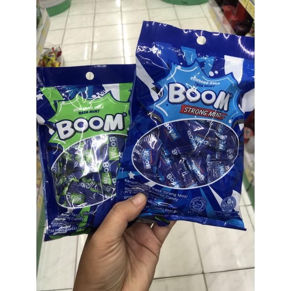 

Permen BOOM Rasa Mint / Strong Mint - isi 60 perman per bungkus