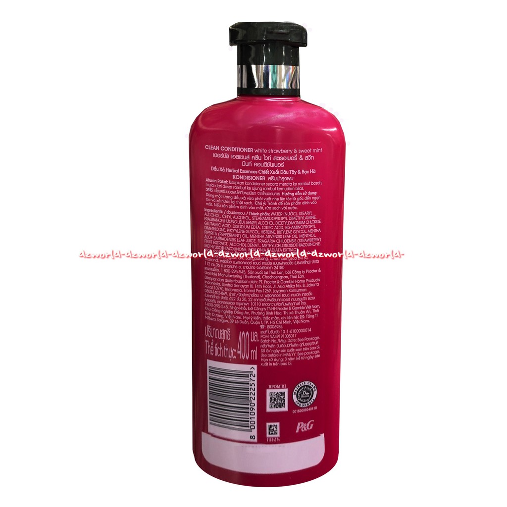 Herbal Essence Hydrate Coconut Milk 400ml Conditioner Bio Renew