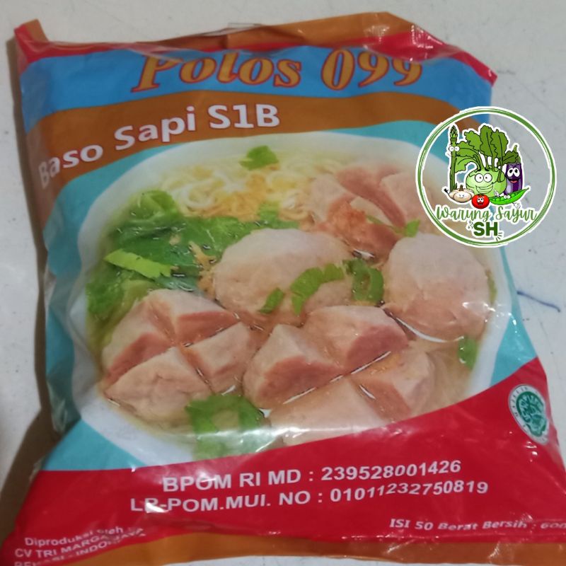 

Bakso sapi polos 099 isi 50 butir 600 gram | bakso sapi s1b