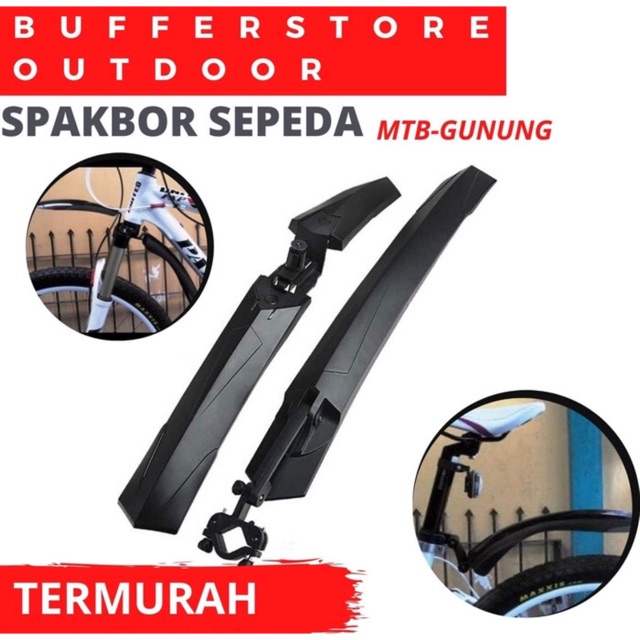 Spakbor Sepeda Gowes Depan Belakang MTB