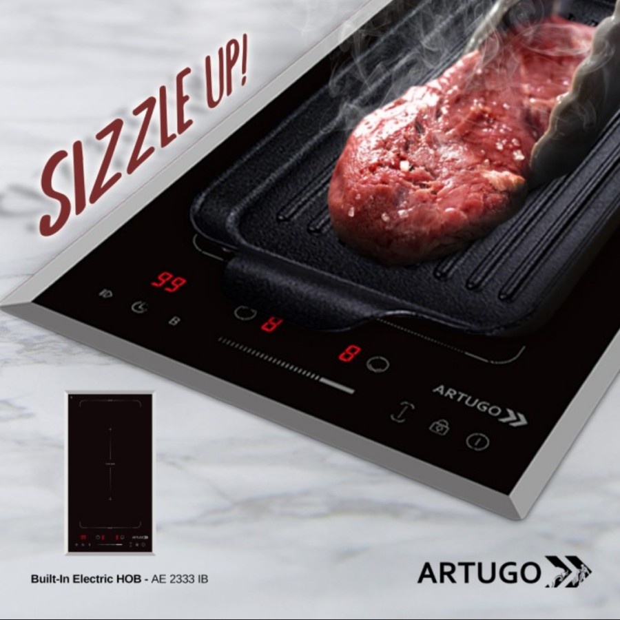 Artugo Built In Electric Induction Hob AE 2333 IB Glass Ceramic