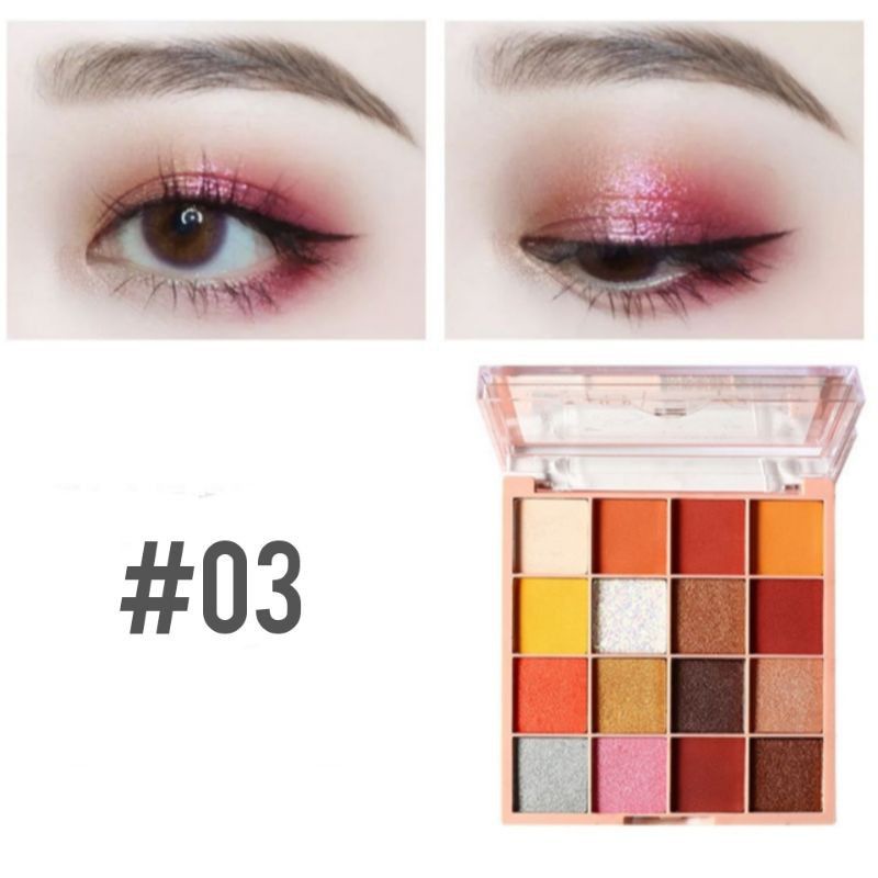 Medan Termurah Lameila eyeshadow 16 colors