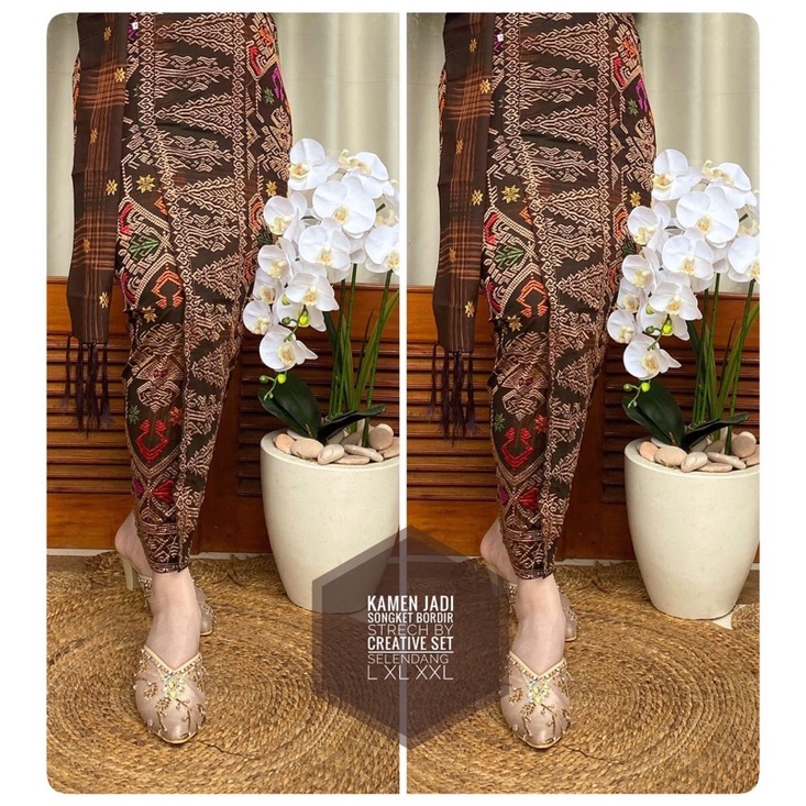 kamen jadi songket bordir strait by creative