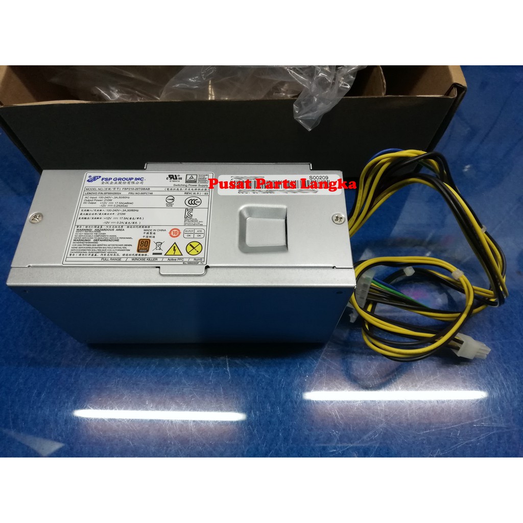 Power Supply 210w Lenovo PC Desktop 10 + 4 pin (00PC746) (00PC775)