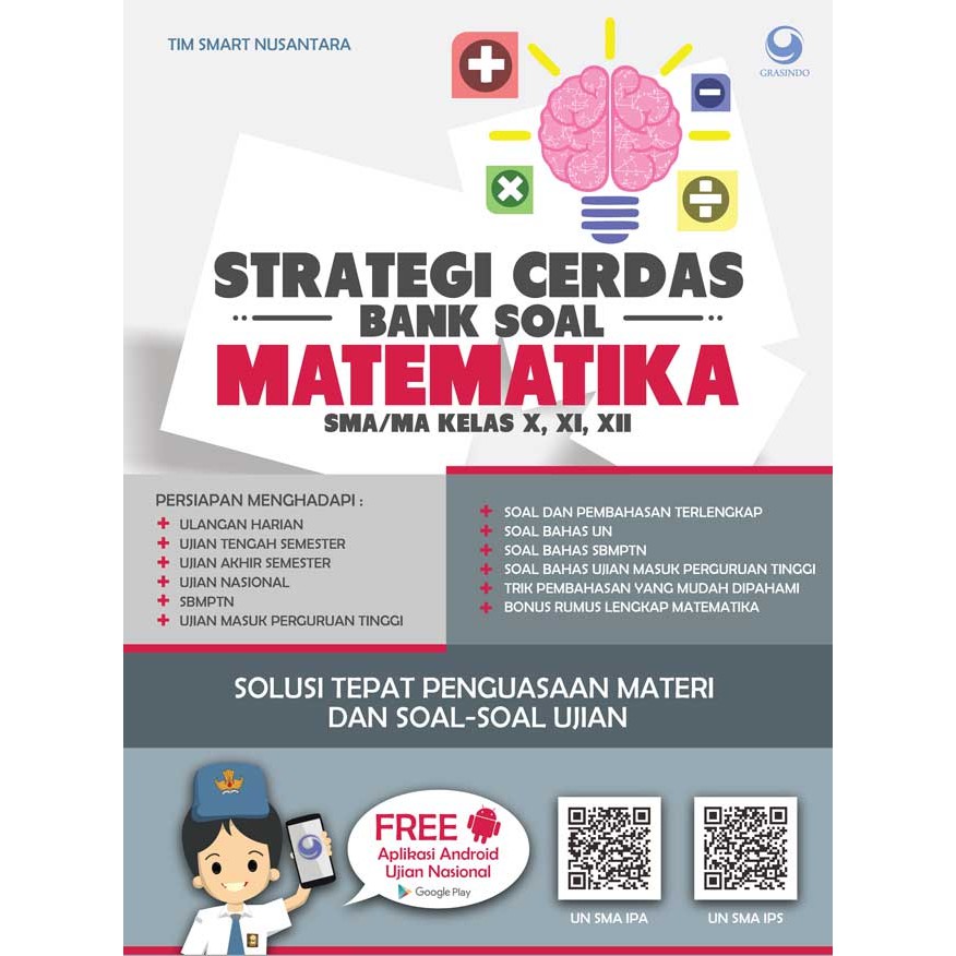 Strategi Cerdas Bank Soal Matematika Sma Kelas X Xi Xii Cl50 Shopee Indonesia