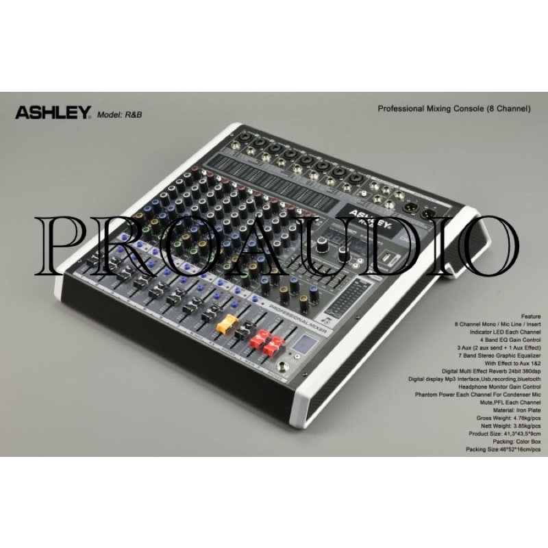 TERBARU MIXER AUDIO ASHLEY RNB 8 R&amp;B 8 CHANNEL ASHLEY RNB 8 CHANNEL