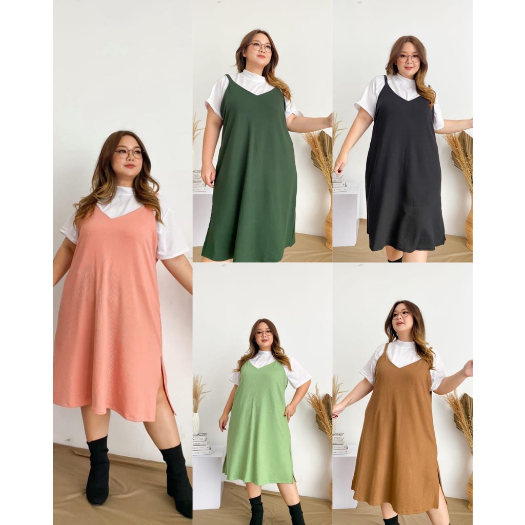 DRESS JUMBO LD140 DRESS BIGSIZE LD140 DRESS OVERALL JUMBO LD140