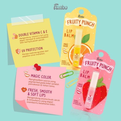 fanbo fruity punch lip balm