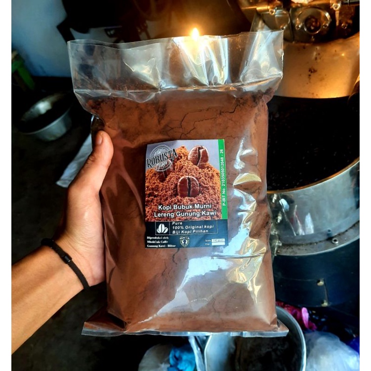 

Kopi Bubuk 1kg kualitas premium Terbaik Buat Para Reseller & Pemilik Warkop/Kedai/Depot/Rumah Makan kopi bubuk robusta asli lereng gunung kawi blitar