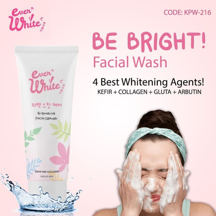 Ever White Facial Wash Face Series Everwhite Asli - KPW-216