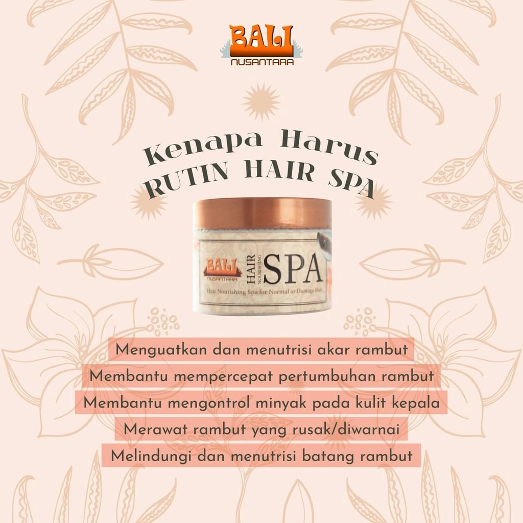 Hair spa &amp; hair serum BALI NUSANTARA