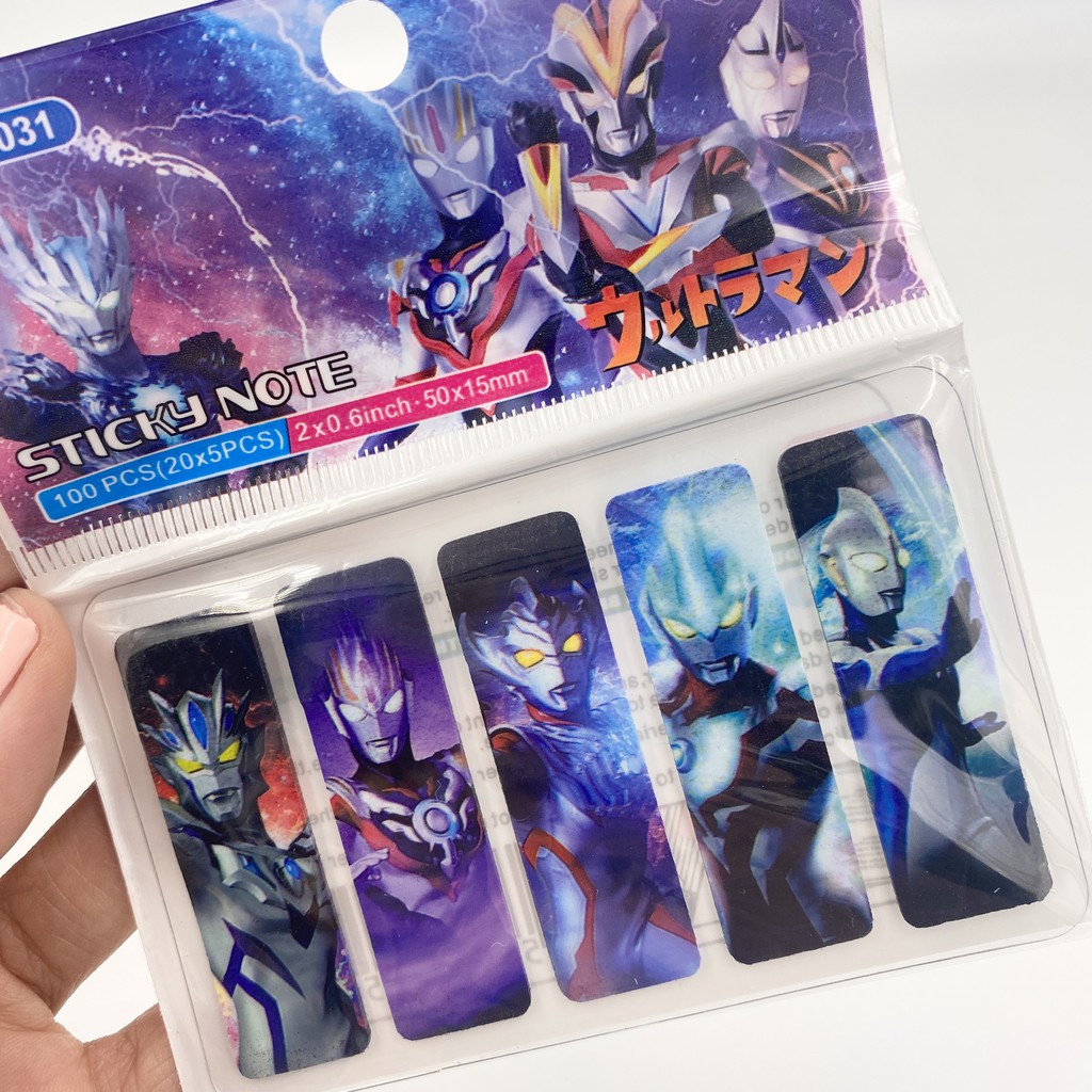 STICKY NOTE  HOLOGRAM 1 SET 100PCS-STICKY ULTRAMAN