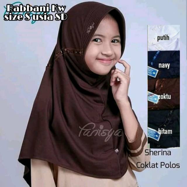 Kerudung instan sekolah / kerudung instan sd smp dan sma / kerudung instan serut / kerudung sekolah