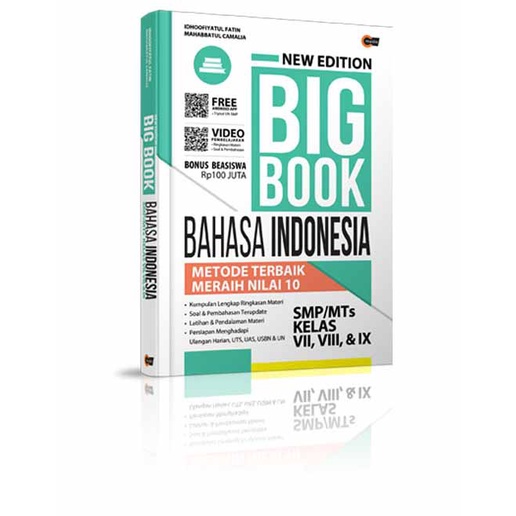 Big Book Matematika, IPA, Bahasa Indonesia & Bahasa Inggris SMP 7, 8, 9 (New Edition)-Bahasa Indonesia SMP
