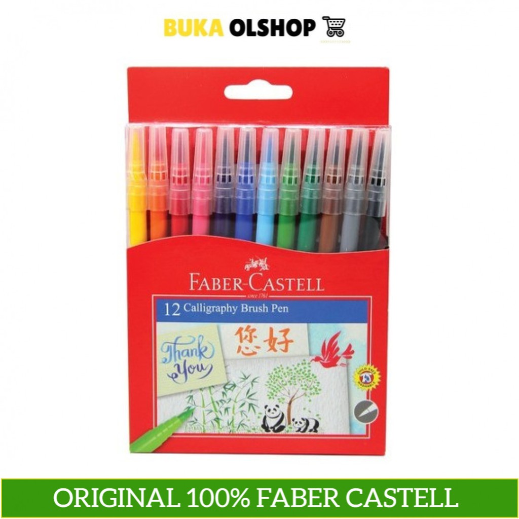 

Brush Pen Faber Castell Calligraphy Brushpen Set 12