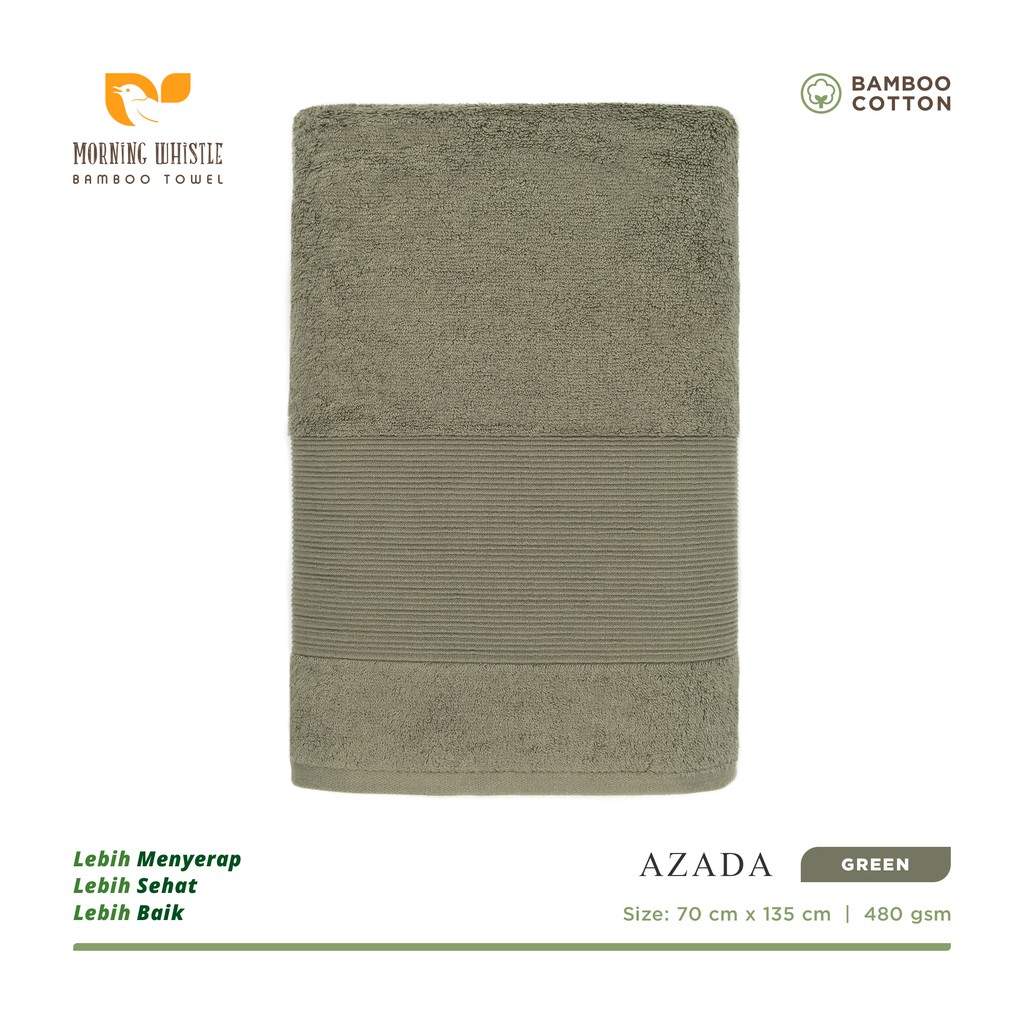 ORIGINAL | Terry Palmer Morning Whistle Bamboo Azada Handuk Mandi Dewasa 70 x 135 cm